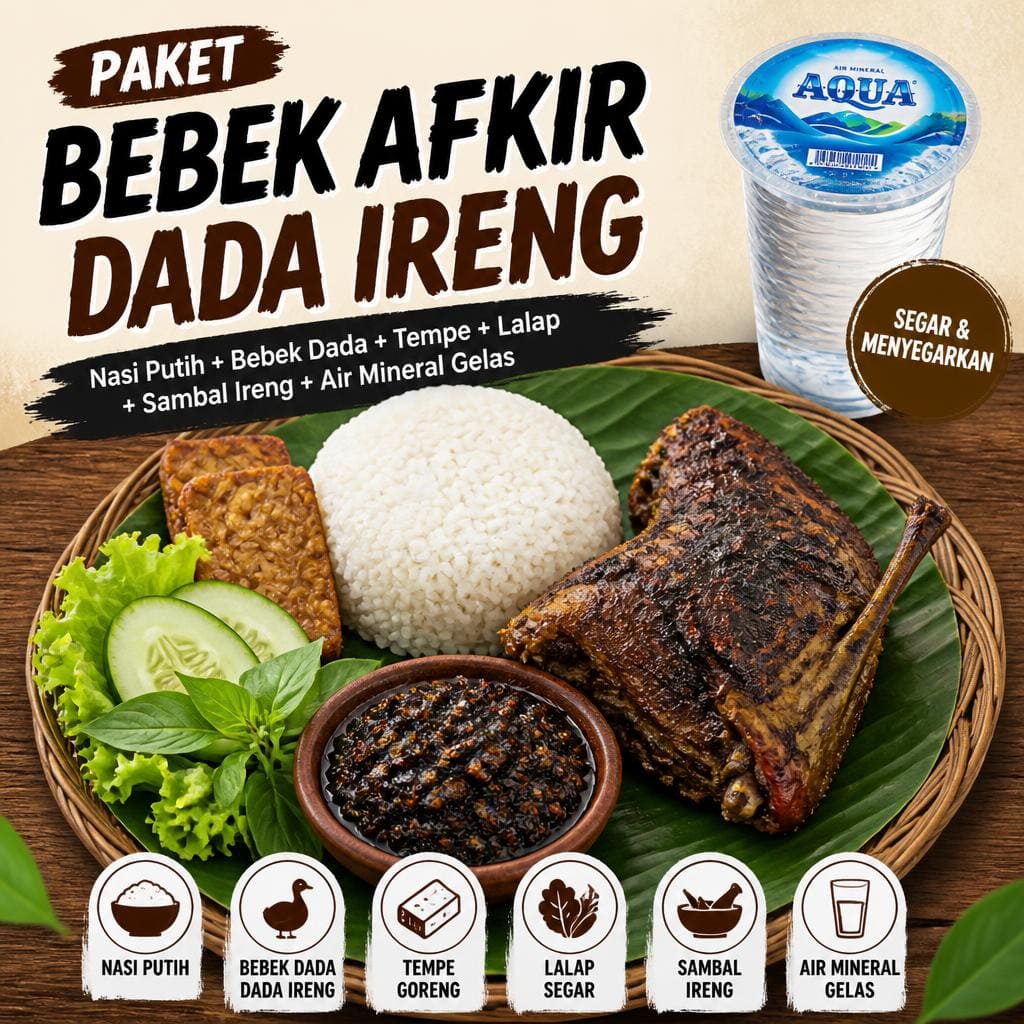 Paket Bebek Afkir Dada Ireng